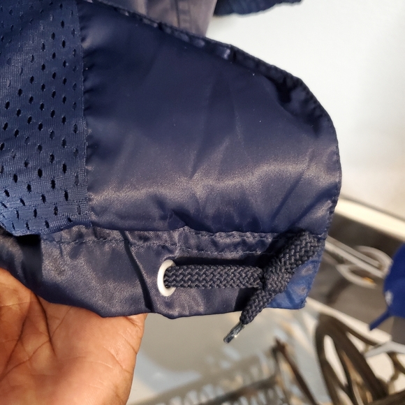 Vintage Nike Windbreaker Jacket XL  Navy Blue - Picture 4 of 8